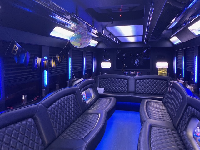 Party Bus Interior — 20–26 Passengers